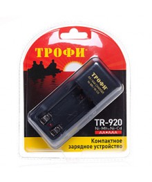 Зар уст ТРОФИ TR-920  компактное для 2-х R3, R6 оптом со склада в Новосибирске. Большой каталог зарядных устройств оптом со склада в Новосибриске.
