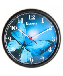 Часы настенные  ВАСИЛИСА ВА-4505А  25 см (10)астенные часы оптом с доставкой по Дальнему Востоку. Настенные часы оптом со склада в Новосибирске.