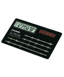 Калькулятор CASIO SL-760LB BK (8 разр., cолн. пит., черный, 86*54мм)м. Калькуляторы оптом со склада в Новосибирске. Большой каталог калькуляторов оптом по низкой цене.