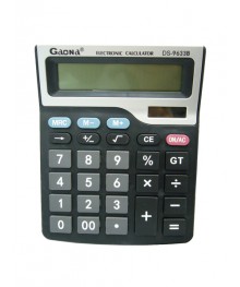 Калькулятор GAONA DS-9633B (12 разр, р-р15 х 19 см) настольныйм. Калькуляторы оптом со склада в Новосибирске. Большой каталог калькуляторов оптом по низкой цене.