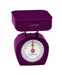 Весы кухонные LUMME LU-1302 фиолетовый чароит (механич, 5 кг/40г) 12/уп кухоные оптом с доставкой по Дальнему Востоку. Большой каталогкухоных весов оптом по низким ценам.