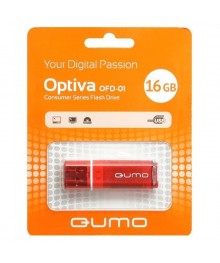USB2.0 FlashDrives16Gb QUMO Optiva 01 Red красныйовокузнецк, Горно-Алтайск. Большой каталог флэш карт оптом по низкой цене со склада в Новосибирске.