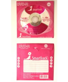 диск SMART TRACK DVD-R 4,7Gb 16x Конверт бумажный (1)птом. Диски DVD-R/RW оптом со склада в Новосибирске по низкой цене с доставкой по Дальнему Востоку.