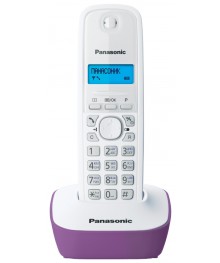 телефон  Panasonic  KX- TG1611 RUF сиреневыйsonic. Купить радиотелефон в Новосибирске оптом. Радиотелефон в Новосибирске от компании Панасоник.