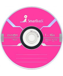 диск SMART TRACK DVD-R 4,7Gb 16x SP (100) NEON 6 colorптом. Диски DVD-R/RW оптом со склада в Новосибирске по низкой цене с доставкой по Дальнему Востоку.