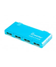 USB - Xaб SmartBuy 4 порта (SBHA-6110-B) Blueдаптер с доставкой по Дальнему Востоку. Большой каталог USB разветвителей со склада в Новосибирске.