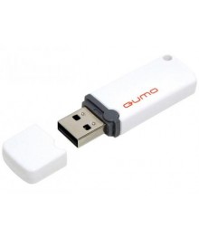 USB2.0 FlashDrives64 Gb Qumo Optiva 02 White белыйовокузнецк, Горно-Алтайск. Большой каталог флэш карт оптом по низкой цене со склада в Новосибирске.