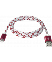 Кабель USB  ACH03-03LT красный,LED,USB-Lightning, 1м DEFENDERВостоку. Адаптер Rolsen оптом по низкой цене. Качественные адаптеры оптом со склада в Новосибирске.