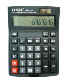 Калькулятор RSB RD-110 (12 разр.) 18х14 см, настольныйм. Калькуляторы оптом со склада в Новосибирске. Большой каталог калькуляторов оптом по низкой цене.