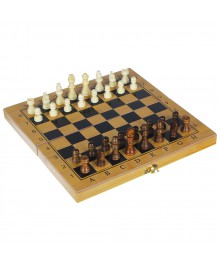 Набор игр 3 в 1 (шашки, шахматы, нарды), МДФ, 30х30см, 7911. Игровая приставка Ritmix оптом со склада в Новосибриске. Большой каталог игровых приставок оптом.