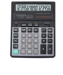 калькулятор Citizen SDC-760N 16разр/2 пит) 159 x 204 ммм. Калькуляторы оптом со склада в Новосибирске. Большой каталог калькуляторов оптом по низкой цене.