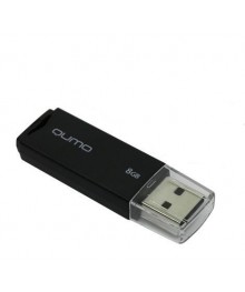 USB2.0 FlashDrives 8Gb QUMO Tropic Black черныйовокузнецк, Горно-Алтайск. Большой каталог флэш карт оптом по низкой цене со склада в Новосибирске.