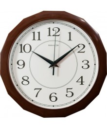 Часы настенные  Салют 28х28  П - Г1.2 - 014 кругл пластик (10/уп)астенные часы оптом с доставкой по Дальнему Востоку. Настенные часы оптом со склада в Новосибирске.