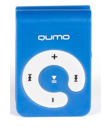 mp3 плеер QUMO HIT!  синий  Micro SD слот, кабель USB в комплекте, клипсатвенные MP3 плееры, большой каталог, низкие цены. Купить MP3 плееры оптом со склада в Новосибирске.
