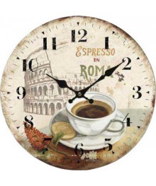 Часы настенные кварцевые IRIT IR-641 "Италия" 34см круглыеастенные часы оптом с доставкой по Дальнему Востоку. Настенные часы оптом со склада в Новосибирске.