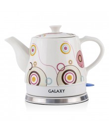 Чайник Galaxy GL 0505  керамич (1,4 кВт, 1,2л) 8/упирске. Отгрузка в Саха-якутия, Якутск, Кызыл, Улан-Уде, Иркутск, Владивосток, Комсомольск-на-Амуре.