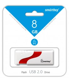 USB2.0 FlashDrives 8Gb Smart Buy  Hatch Whiteовокузнецк, Горно-Алтайск. Большой каталог флэш карт оптом по низкой цене со склада в Новосибирске.