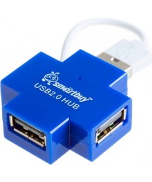 USB - Xaб SmartBuy 4 порта (SBHA-6900-B) Blueдаптер с доставкой по Дальнему Востоку. Большой каталог USB разветвителей со склада в Новосибирске.
