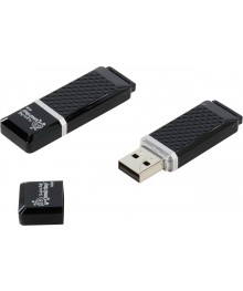 USB2.0 FlashDrives64 Gb Smart Buy  Quartz series Black (SB64GBQZ-K)овокузнецк, Горно-Алтайск. Большой каталог флэш карт оптом по низкой цене со склада в Новосибирске.