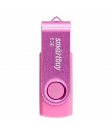 USB2.0 FlashDrives64 Gb Smart Buy  Twist Pink (SB064GB2TWP)