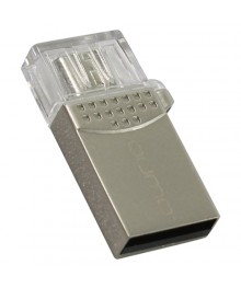 USB2.0 FlashDrives16Gb QUMO Keeper c двумя коннекторами MicroUSB (для телеф с OTG) и USB (для PC)овокузнецк, Горно-Алтайск. Большой каталог флэш карт оптом по низкой цене со склада в Новосибирске.