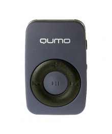 mp3 плеер QUMO Active Dark Blue  клипса для носки, Micro SD слот, кабель Micro-USB  в комплектетвенные MP3 плееры, большой каталог, низкие цены. Купить MP3 плееры оптом со склада в Новосибирске.