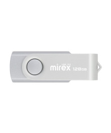 USB3.0 FlashDrives 64Gb Mirex SWIVEL SILVER