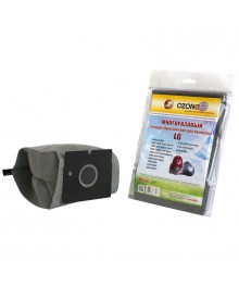 OZONE micron MX-08 пылесборник многоразовый  1 шт. ((LG TB-36)кой. Одноразовые бумажные и многоразовые фильтры для пылесосов оптом для Samsung, LG, Daewoo, Bosch