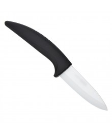 Нож кухон.керамический Катана белый, 7,5см оптом. Набор кухонных ножей в Новосибирске оптом. Кухонные ножи в Новосибирске большой ассортимент