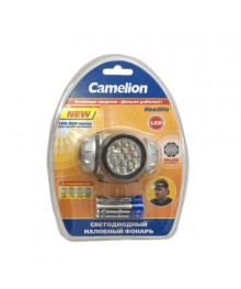 Фонарь  Camelion LED 5318-7 Mx (налобный, металлик, 7straw LED, 2 режима, 3xAAA в комплектеари Camelion оптом. Большой каталог фонарей Camelion оптом по низкой цене со склада в Новосибирске.