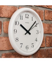 Часы настенные  Салют 24х24 ПЕ - Б7 - 216 пластик белые круглые (10/уп)астенные часы оптом с доставкой по Дальнему Востоку. Настенные часы оптом со склада в Новосибирске.