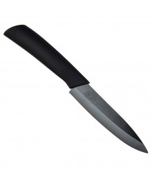 Нож кухон.керамический Бусидо, черный, 10см оптом. Набор кухонных ножей в Новосибирске оптом. Кухонные ножи в Новосибирске большой ассортимент
