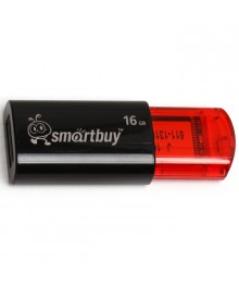 USB2.0 FlashDrives16Gb Smart Buy Click Black-Red (SB16GBCl-K)овокузнецк, Горно-Алтайск. Большой каталог флэш карт оптом по низкой цене со склада в Новосибирске.