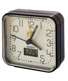 Часы будильник пластм IRIT IR-500 Часы-будильник термометрстоку. Большой каталог будильников оптом со склада в Новосибирске. Будильники оптом по низкой цене.