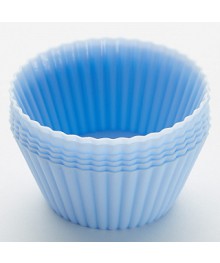 Форма для выпечки кексов Webber BE-4462S/6  набор 6 шт "Маффины" голубой7,5*7,5*3см (144)Формы для выпечки оптом с доставкой. Купить формы для выпечки оптом с доставкой.