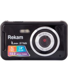 Фотоаппарат Rekam iLook S760i чёрный 12Mp 1.8" SD AAAоптом с доставкой по Дальнему Востоку. Большой каталог цифровых фотоаппаратов оптом по низкой цене!