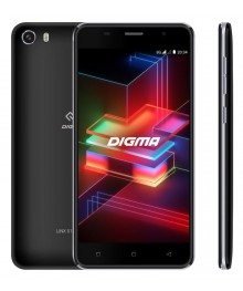 Смартфон  Digma Linx X1 3G 16Gb 1Gb черный 3G 2Sim 5" IPS 720x1280 And8.1 8Mpix Wi-Fi BT GPS телефоны оптом. Купить смартфон оптом в Новосибирске. Купить смартфоны Lenovo оптом в Новосибирск.