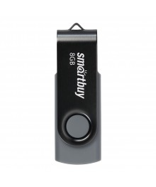 USB2.0 FlashDrives64 Gb Smart Buy  Twist Black (SB064GB2TWK)