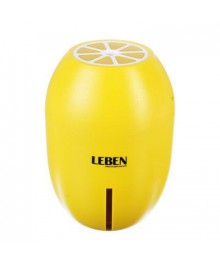 Увлажнитель LEBEN настольный USB в виде лимона, 7,5x11,5см, с подсветкой, 180млм. Большой каталог очистителей воздуха оптом и увлажнителей воздуха оптом со склада в Новосибирске.