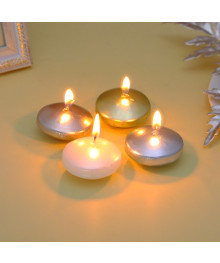 Набор перламутровых свечей в виде шара 20 гр, 6 штук, 4 цвета