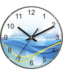 Часы настенные кварцевые IRIT IR-630 "Волны" Диаметр: 25смастенные часы оптом с доставкой по Дальнему Востоку. Настенные часы оптом со склада в Новосибирске.