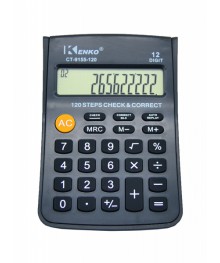 Калькулятор Kenko СТ-9155-120 (12 разр.) настольныйм. Калькуляторы оптом со склада в Новосибирске. Большой каталог калькуляторов оптом по низкой цене.