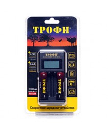 Зар уст ТРОФИ TR-803 AA LCD скоростное+2 HR6 2500mAh оптом со склада в Новосибирске. Большой каталог зарядных устройств оптом со склада в Новосибриске.