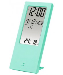 Метеостанция Hama TH-140 мятный термометр/гигрометр/часы/календарьры оптом с доставкой по Дальнему Востоку. Термометры оптом по низкой цене со склада в Новосибирске.