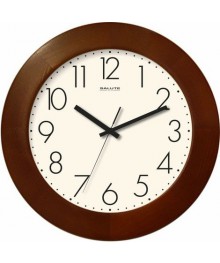 Часы настенные  Салют 31х31 ДС - 2ББ28 - 012.2 дерево круглые (10/уп)астенные часы оптом с доставкой по Дальнему Востоку. Настенные часы оптом со склада в Новосибирске.