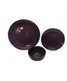 Набор столовый каменная керамика 3пр фиолет (тарелка+тарелка+салатник) ПК31507166приборы оптом в Новосибирске - большой ассортимент. Купить набор столовых приборов в Новосибирске .