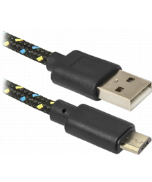 Кабель USB08-03Т USB 2.0 черный, AM-MicroBM, 1м DEFENDERВостоку. Адаптер Rolsen оптом по низкой цене. Качественные адаптеры оптом со склада в Новосибирске.