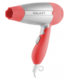 Фен Galaxy GL 4301 коралловый (1000 Вт,+ 2 скорости, концентратор, складная ручка, 20шт/уп)