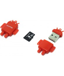 USB2.0 FlashDrives 4Gb QUMO FUNDROID красный MicroSD 4GB CL10 + USB картридеровокузнецк, Горно-Алтайск. Большой каталог флэш карт оптом по низкой цене со склада в Новосибирске.