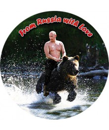 Магнит КРУГ 04 Президент России "на медведе"Доски магнитные оптом с доставкой по всей России по низкой цене.